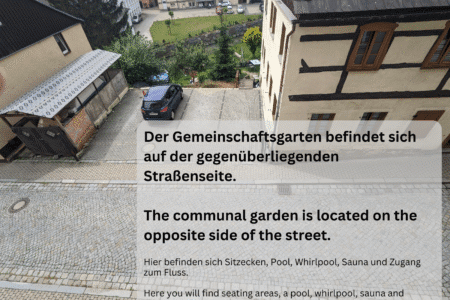 Garten gegenüber HW und F